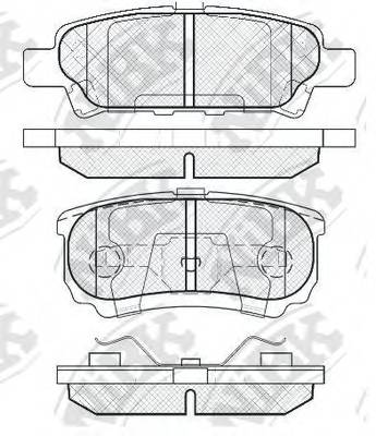 NiBK PN3502 Гальмівні колодки NiBK PN3502 Гальмівні колодки