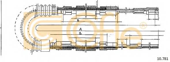 COFLE 10781 Колодка гальм. диск. MB SPRINTER, 