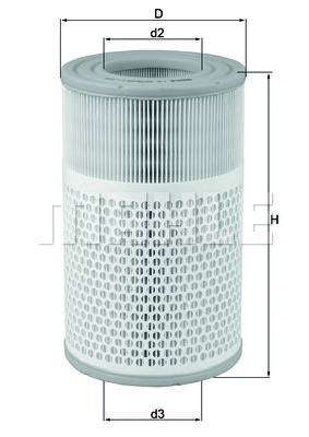 KNECHT LX 2079 Воздушный фильтр