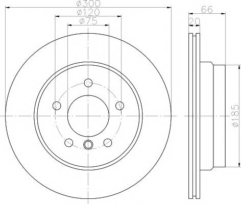 TEXTAR 92154903 Тормозной диск