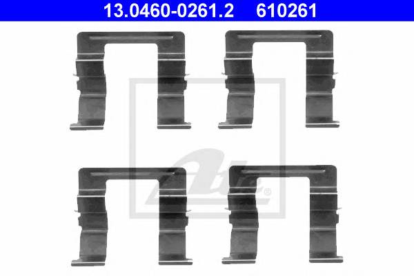 ATE 13.0460-0261.2 Комплектующие, колодки дис... ATE 13.0460-0261.2 Комплектующие, колодки дис...