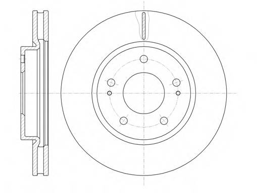 ROADHOUSE 61229.10 Тормозной диск