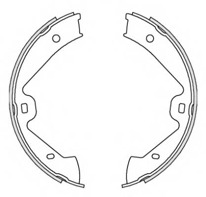 REMSA 4675.00 Комплект тормозных колодок
