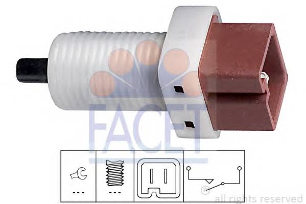 FACET 7.1192 Выключатель фонаря сигнала