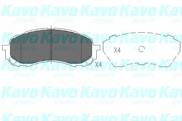 KAVO PARTS KBP-8018 Комплект тормозных колодок... KAVO PARTS KBP-8018 Комплект тормозных колодок...