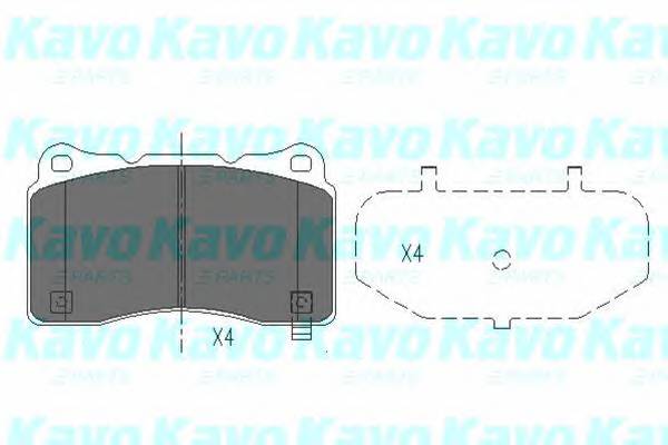 KAVO PARTS KBP-8021 Комплект тормозных колодок... KAVO PARTS KBP-8021 Комплект тормозных колодок...