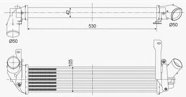 NRF 30353 Інтеркулер NRF 30353 Інтеркулер