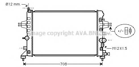 AVA QUALITY COOLING OLA2363 Радіатор, охолодження двиг... AVA QUALITY COOLING OLA2363 Радіатор, охолодження двиг...