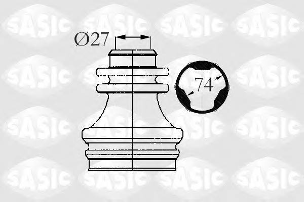 SASIC 4003472 Комплект пылника, приводно