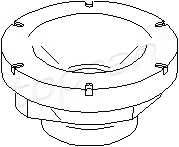 TOPRAN 108 732 Тарелка пружины