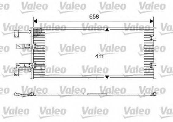 VALEO 817645 Конденсатор, кондиционер