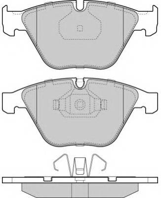 FREMAX FBP-1664 Комплект тормозных колодок