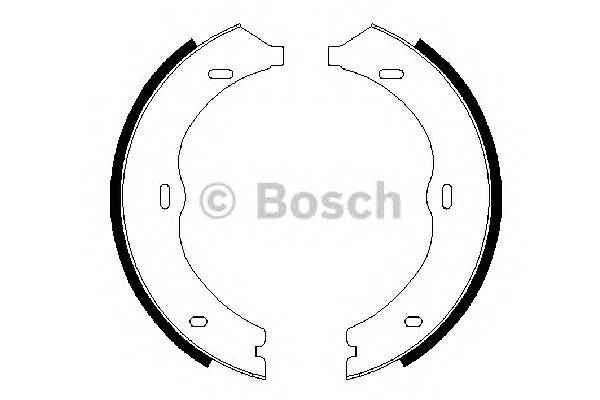 BOSCH 0 986 487 718 Комплект тормозных колодок