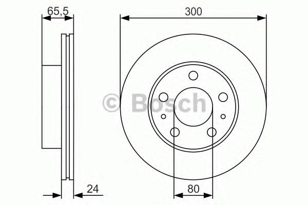 BOSCH 0986479R86 BOSCH Диск гальмівний передні... BOSCH 0986479R86 BOSCH Диск гальмівний передні...