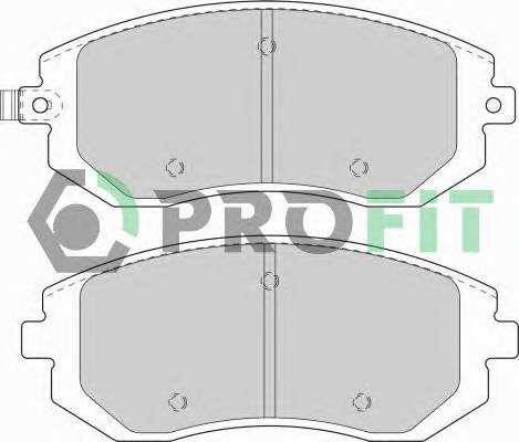 PROFIT 5000-1639 Колодки гальмівні дискові PROFIT 5000-1639 Колодки гальмівні дискові
