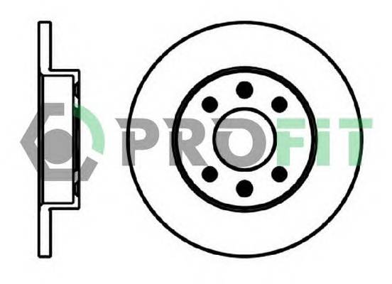 PROFIT 5010-0055 Диск гальмівний PROFIT 5010-0055 Диск гальмівний
