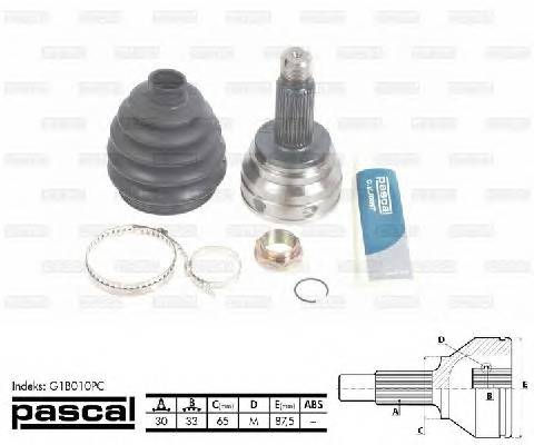 PASCAL G1B010PC Шарнирный комплект, привод... PASCAL G1B010PC Шарнирный комплект, привод...