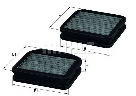 KNECHT LKK 72/S Фильтр, воздух во внутренно