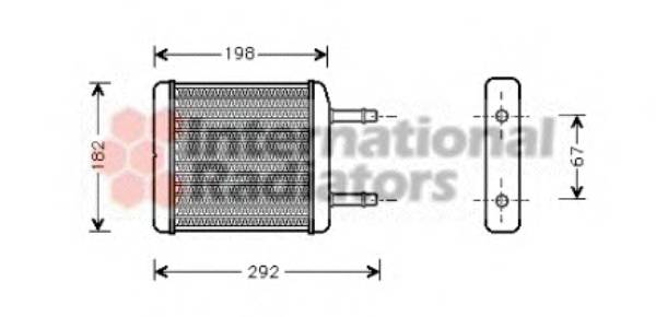 VAN WEZEL 81006024 Теплообменник, отопление с... VAN WEZEL 81006024 Теплообменник, отопление с...