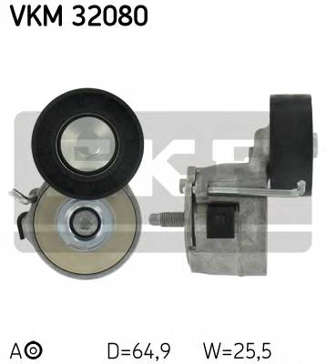 SKF VKM 32080 Натяжной ролик, поликлинов