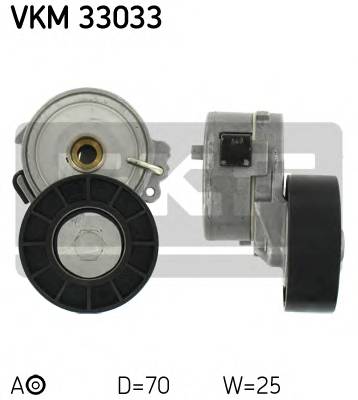 SKF VKM 33033 Натяжной ролик, поликлинов