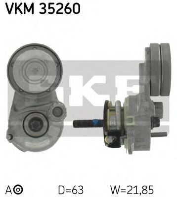 SKF VKM 35260 Натяжной ролик, поликлинов
