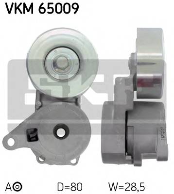 SKF VKM 65009 Натяжний ролик, поліклінов... SKF VKM 65009 Натяжний ролик, поліклінов...