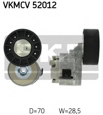 SKF VKMCV 52012 Натяжной ролик, поликлинов... SKF VKMCV 52012 Натяжной ролик, поликлинов...
