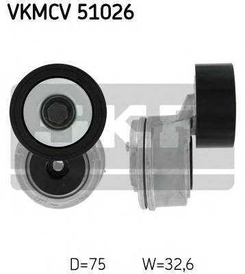 SKF VKMCV 51026 Натяжной ролик, поликлинов�