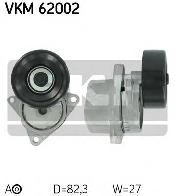 SKF VKM 62002 Натяжной ролик, поликлинов