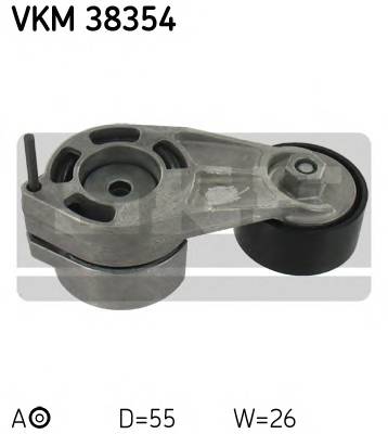 SKF VKM 38354 Натяжной ролик, поликлинов