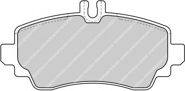 FERODO FDB1303 Комплект гальмівних колодо...