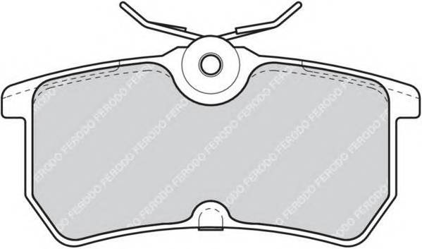 FERODO FDB1319 Комплект тормозных колодок...