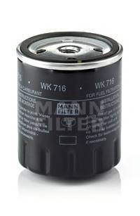 MANN-FILTER WK 716 Паливний фільтр MANN-FILTER WK 716 Паливний фільтр
