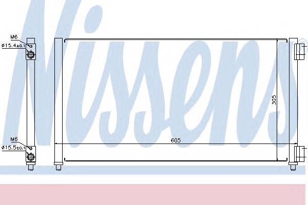 NISSENS 94633 Конденсатор, кондиционер NISSENS 94633 Конденсатор, кондиционер