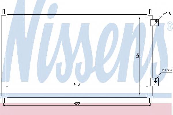 NISSENS 94733 Конденсатор, кондиціонер