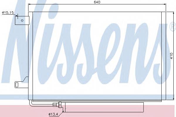 NISSENS 94911 Конденсатор, кондиционер
