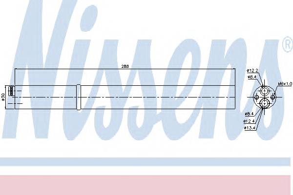 NISSENS 95451 Осушитель, кондиционер