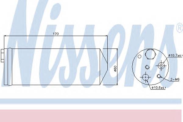 NISSENS 95489 Осушитель, кондиционер