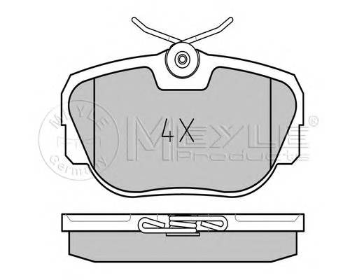 MEYLE 025 211 7317 Комплект тормозных колодок... MEYLE 025 211 7317 Комплект тормозных колодок...