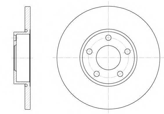 REMSA 6327.00 Гальмівний диск REMSA 6327.00 Гальмівний диск