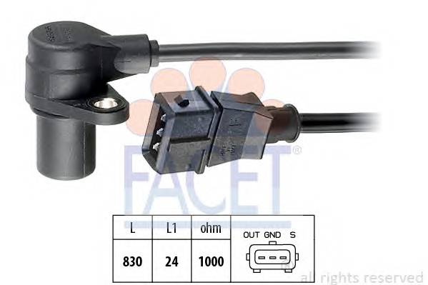 FACET 9.0296 Датчик импульсов; Датчик им... FACET 9.0296 Датчик импульсов; Датчик им...