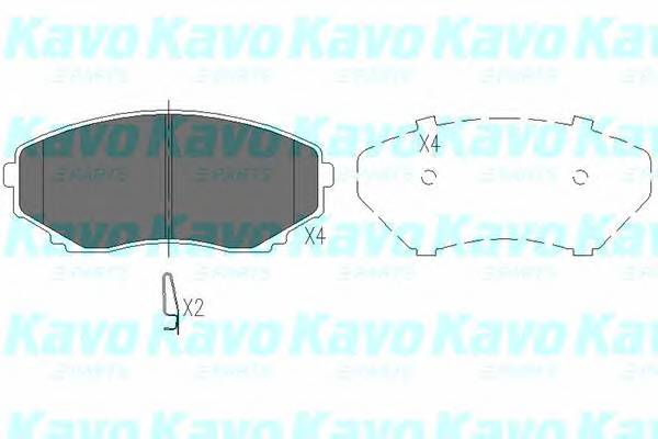 KAVO PARTS KBP-4530 Комплект тормозных колодок... KAVO PARTS KBP-4530 Комплект тормозных колодок...