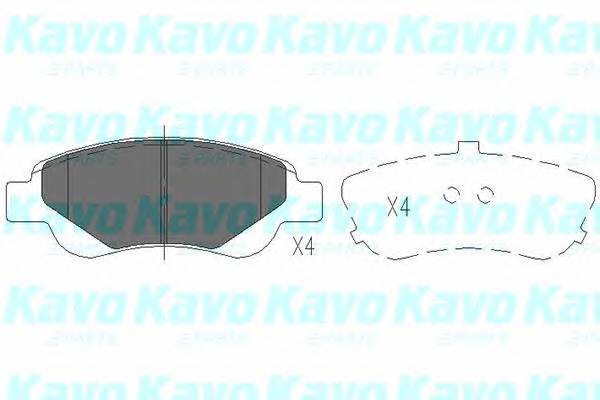 KAVO PARTS KBP-9024 Комплект гальмівних колодо... KAVO PARTS KBP-9024 Комплект гальмівних колодо...