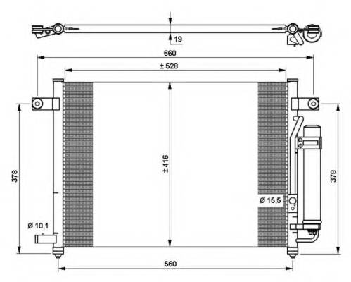 NRF 35767 Конденсатор, кондиционер NRF 35767 Конденсатор, кондиционер