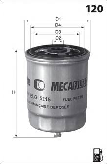 MECAFILTER ELG5527 Топливный фильтр MECAFILTER ELG5527 Топливный фильтр