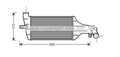AVA QUALITY COOLING OLA4374 Інтеркулер AVA QUALITY COOLING OLA4374 Інтеркулер