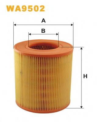 WIX FILTERS WA9502 Повітряний фільтр WIX FILTERS WA9502 Повітряний фільтр