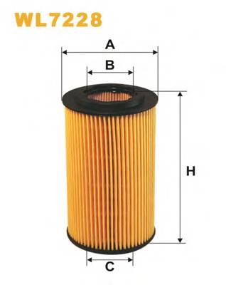 WIX FILTERS WL7228 Масляный фильтр WIX FILTERS WL7228 Масляный фильтр