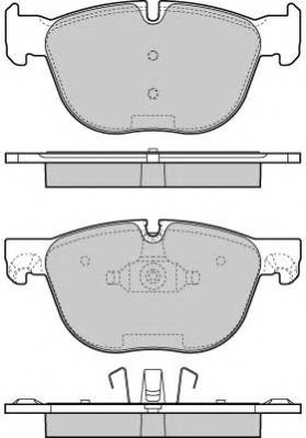 FREMAX FBP-1666 Комплект тормозных колодок